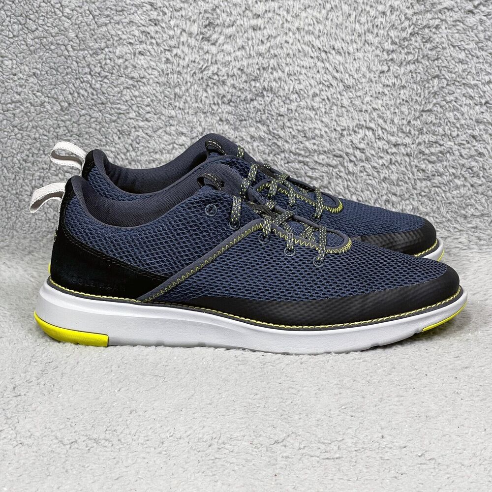 Cole Haan Grand Atlantic Mens Size 10 Sneakers Shoes Navy Blue Black C34652